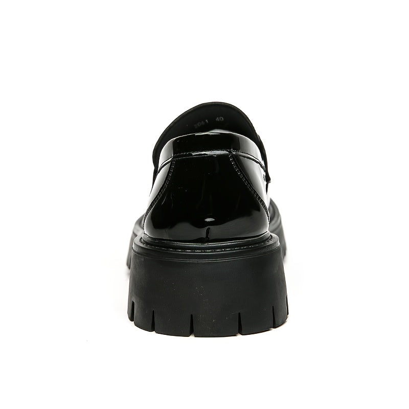 Men's Loafers & Slip-Ons - Platform Sole & Metal Detail 219237