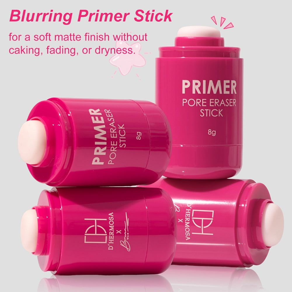 Pore Minimizer Face Primer Stick 2pcs Oil Control Long-Lasting Matte Finish Makeup Base – Lightweight Moisturizing Foundation Primer for Oily Combination All Skin Types Women