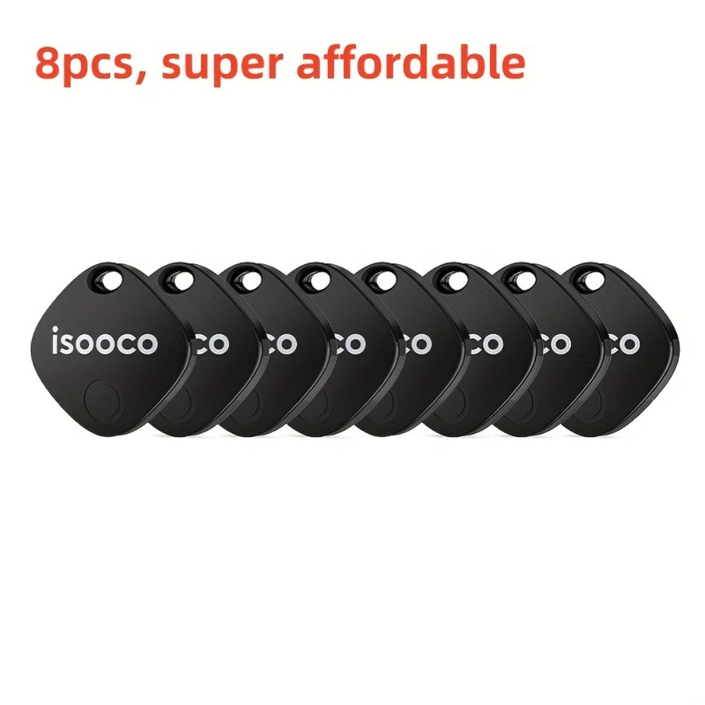 GPS Tracker 8 Pack Smart Anti-Theft Real-Time Location Tracking Tags for Vehicle Bicycle Motorcycle Wallet Keychain School Bag Luggage Item Finder Mini Tracking Device Multi-Use Bundle