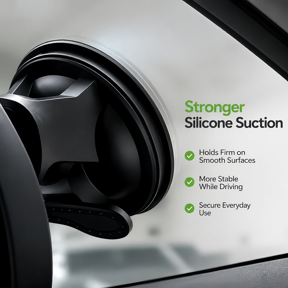 Convex Car Rearview Mirror 360° Rotating - Wide Angle Blind Spot Mirror with Silicone Suction Cup Mount for Cars Trucks SUVs Motorcycles