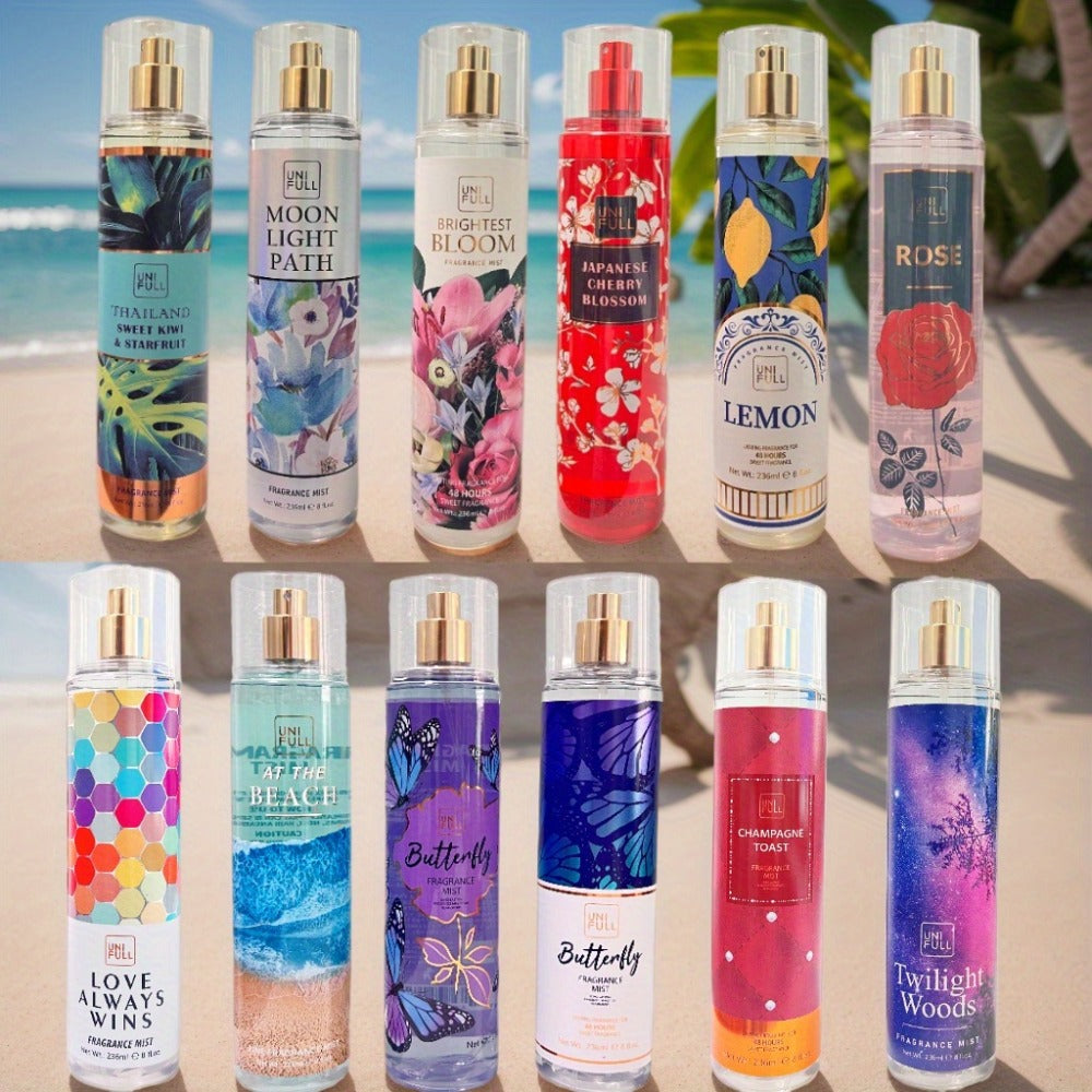 Scented Hair & Body Mist for Women 8oz – Long-Lasting Perfume Spray, Lightweight Non-Greasy Fragrance Mist for Dates, Parties & Daily Wear, Gift for Her