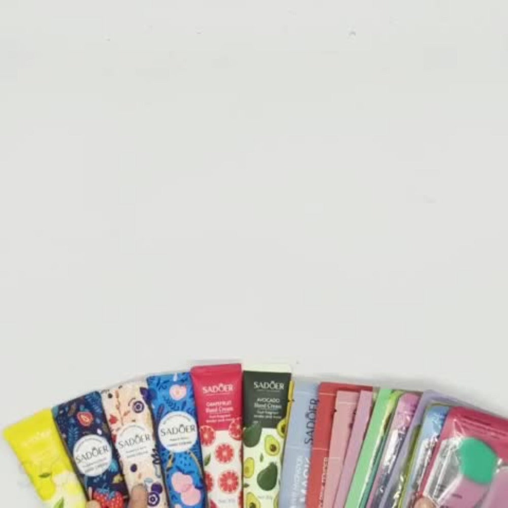 Fruit Extract Skincare Gift Box 30pcs for Women - Moisturizing Hydrating Non-Greasy Daily Skin Care Set All Skin Types, Winter Hydration Christmas Holiday Birthday Gift for Family Friends
