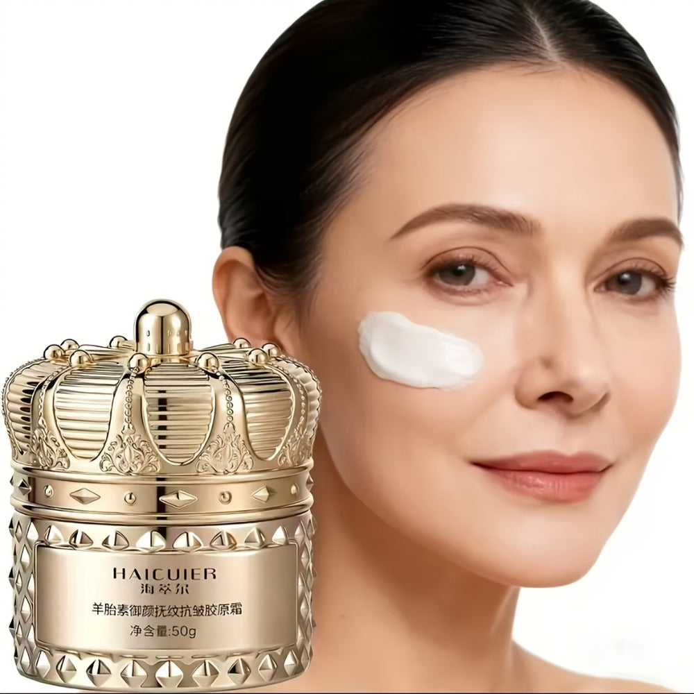 Sheep Placenta Extract Collagen Cream 50g - Anti Aging Firming Lifting Brightening Whitening Face Moisturizer, Wrinkle Reducer Skin Tightening Daily Skincare for Women