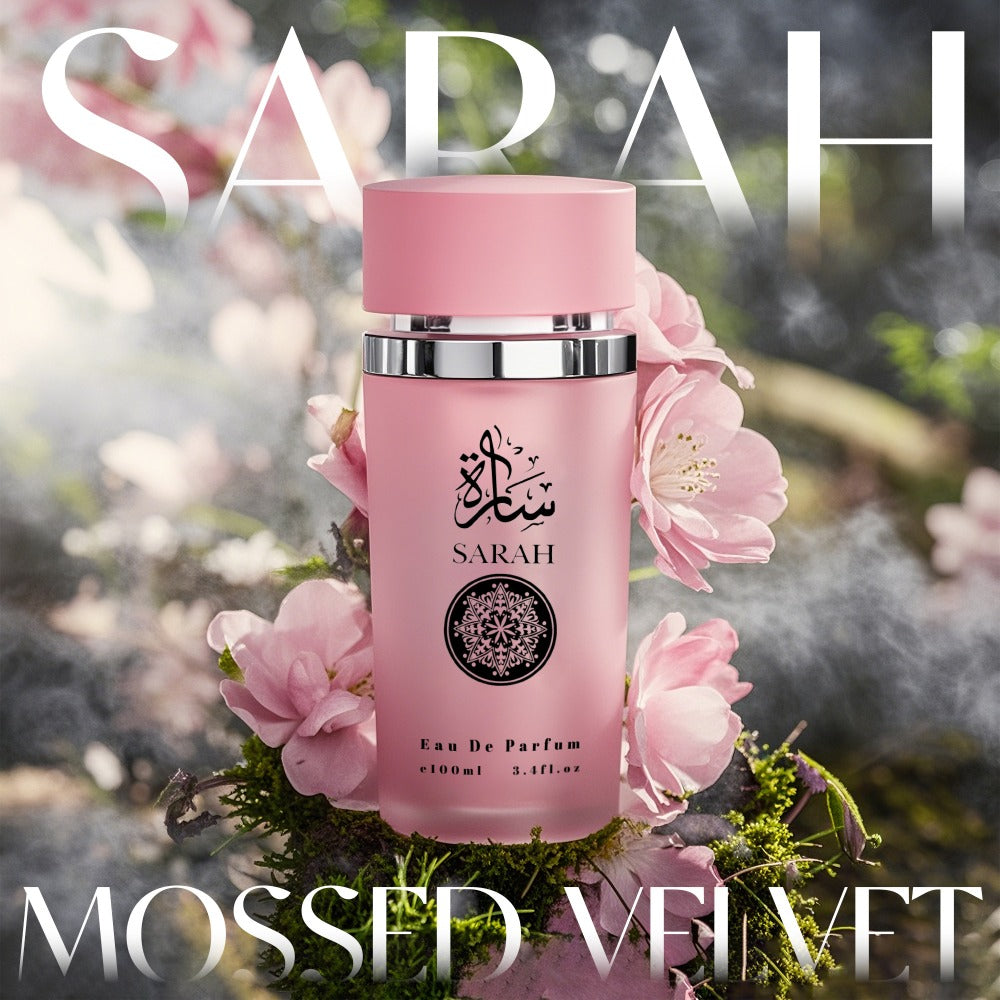 Women's Perfume SARAH Eau de Parfum 3.4 oz – Dewy Floral Amber Vanilla Scent, Citrus Lily Top Notes, Jasmine Orange Blossom Heart, Long Lasting Elegant Fragrance Spray for Women, Gift for Her