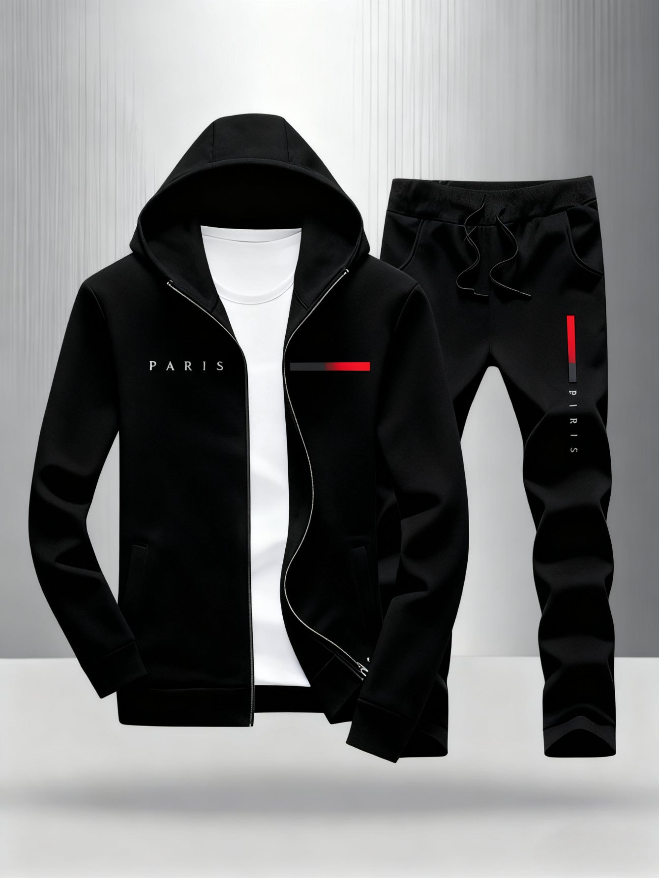 Men's Tracksuit Jacket and Pants Set - 3D Print Everyday Style