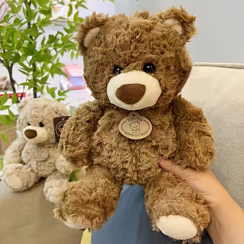 Giant Teddy Bear Stuffed Animal Plush Toy – Lifelike Soft Cuddly Bear Doll for Kids Adults Home Decor, Best Christmas Birthday Valentine Gift, Beige Brown