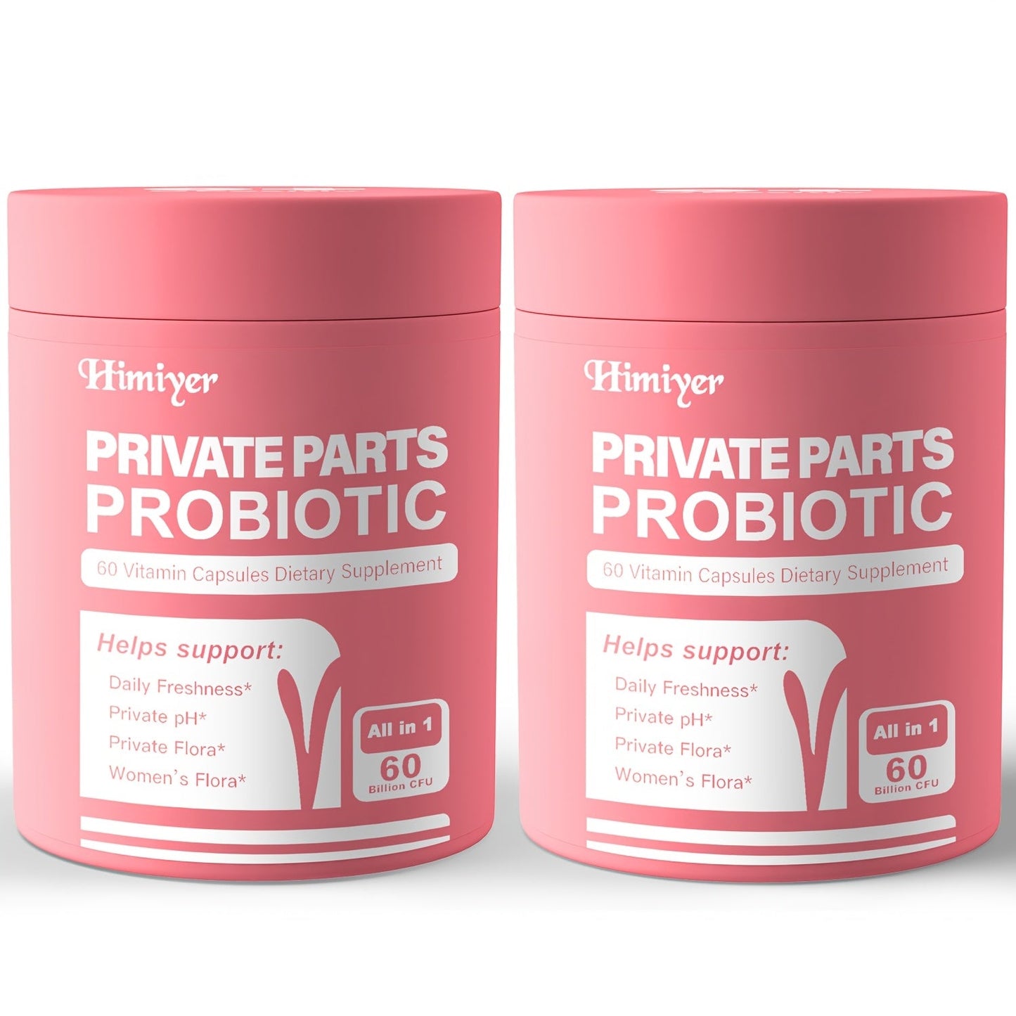 Women's Probiotic Capsules with Lactobacillus Acidophilus & Rhamnosus for Intimate Flora Balance, Vaginal Health, Gut Health & Immune Support for Women
