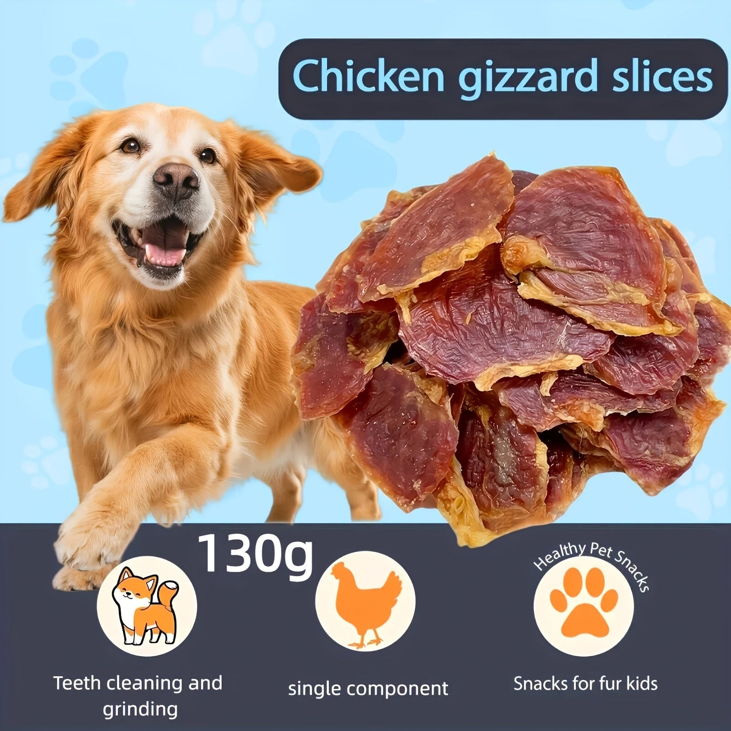 Dog & Cat Chicken Duck Jerky Treats – Freeze-Dried Meat Snacks with Teething Sticks Combo Pack 100g 200g Options