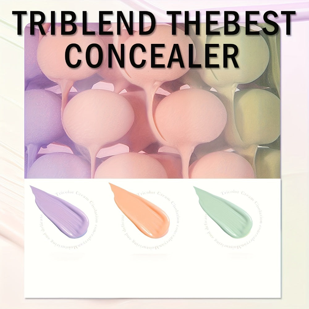 3-in-1 Color Correcting Face Primer 2-Pack – 8-Hour Long-Lasting Moisturizing Makeup Base, Multi-Color Protective Semi-Sheer Foundation, Non-Greasy Smooth Skin Finish for All Skin Types Women