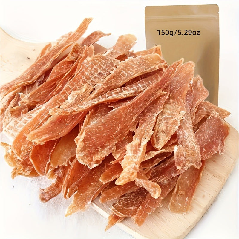 Duck Jerky Dog Chews Real Meat High Protein Low Fat Long-Lasting Dental Treats for Small Medium Large Dogs Training Reward Easily Digestible 150g