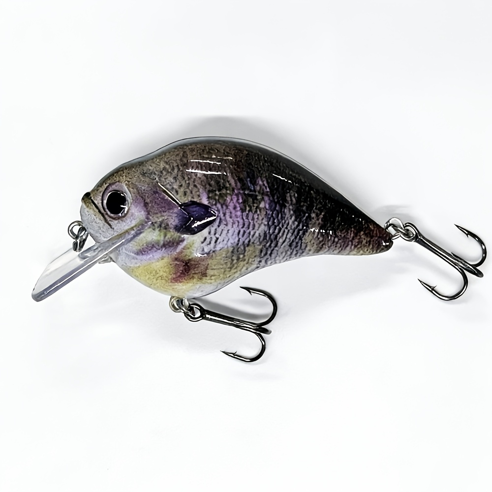 Crankbait Fishing Lures 5-Pack – 2.95inch 15.5g Deep Diving Fat Body Wobbler, Slow Sinking Hard Bait for Bass, Trout & Walleye in Freshwater & Saltwater