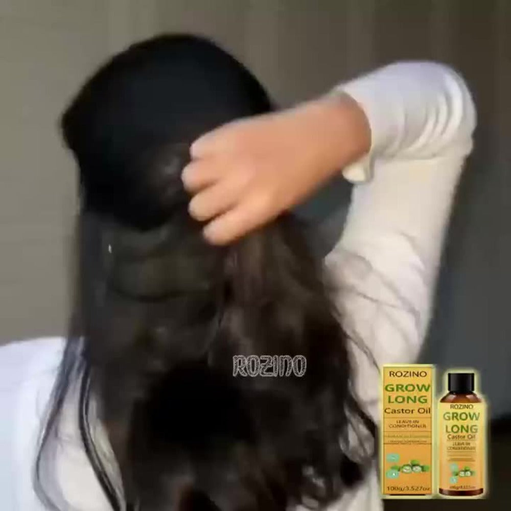 Deep Repair Castor Oil Hair Conditioner 100ml Thickening Scalp Treatment — Strengthens Roots Removes Dandruff Controls Oil & Prevents Hair Loss for Dry Damaged Thinning Hair All Hair Types