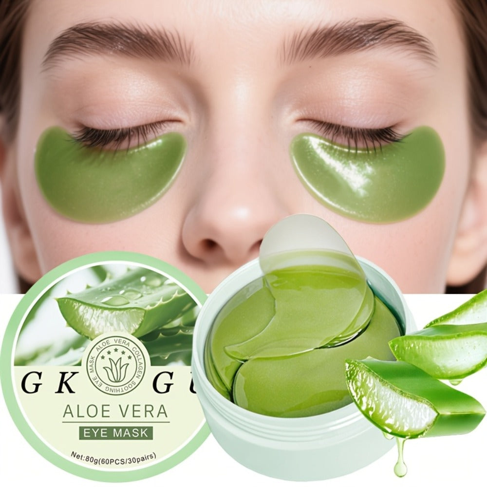Collagen Under Eye Patches 60pcs — Arovira Hydrating Eye Mask for Dark Circles, Puffiness & Fine Lines, Firming Anti-Aging Eye Treatment, Fragrance-Free, Natural Ingredients, Elegant Gift Packaging