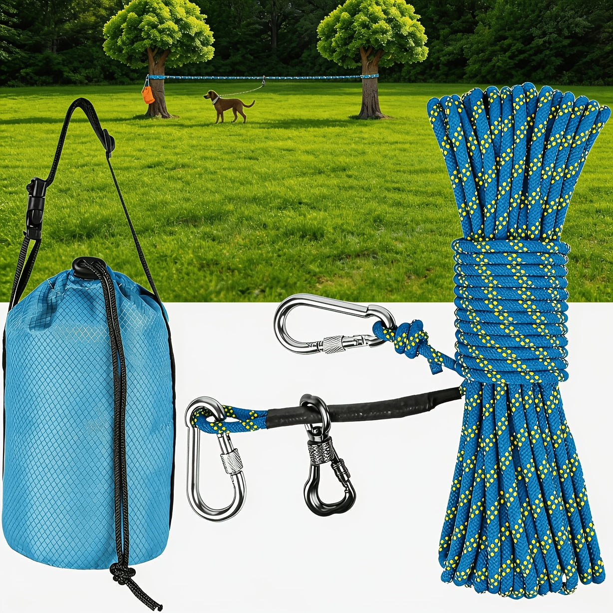 Dog Tie-Out Cable & Overhead Trolley System