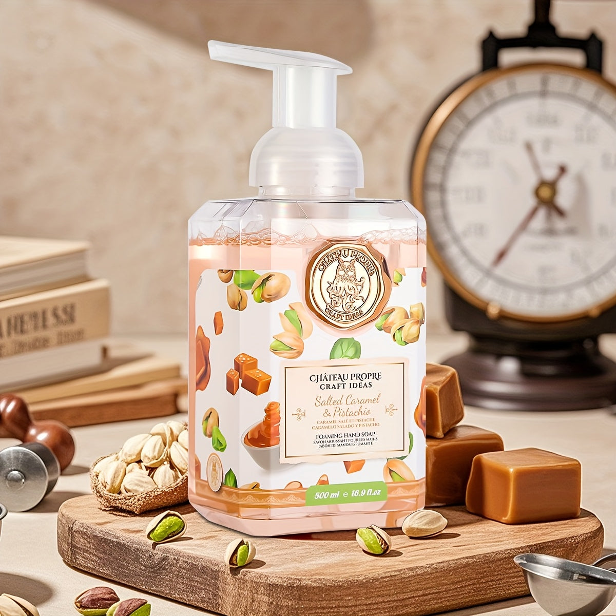 Foaming Hand Soap with Coconut Oil 500ml Ethically Made - Moisturizing Foam Hand Wash 7 Fresh Scents for Bathroom Kitchen All Skin Types 16.9 fl oz