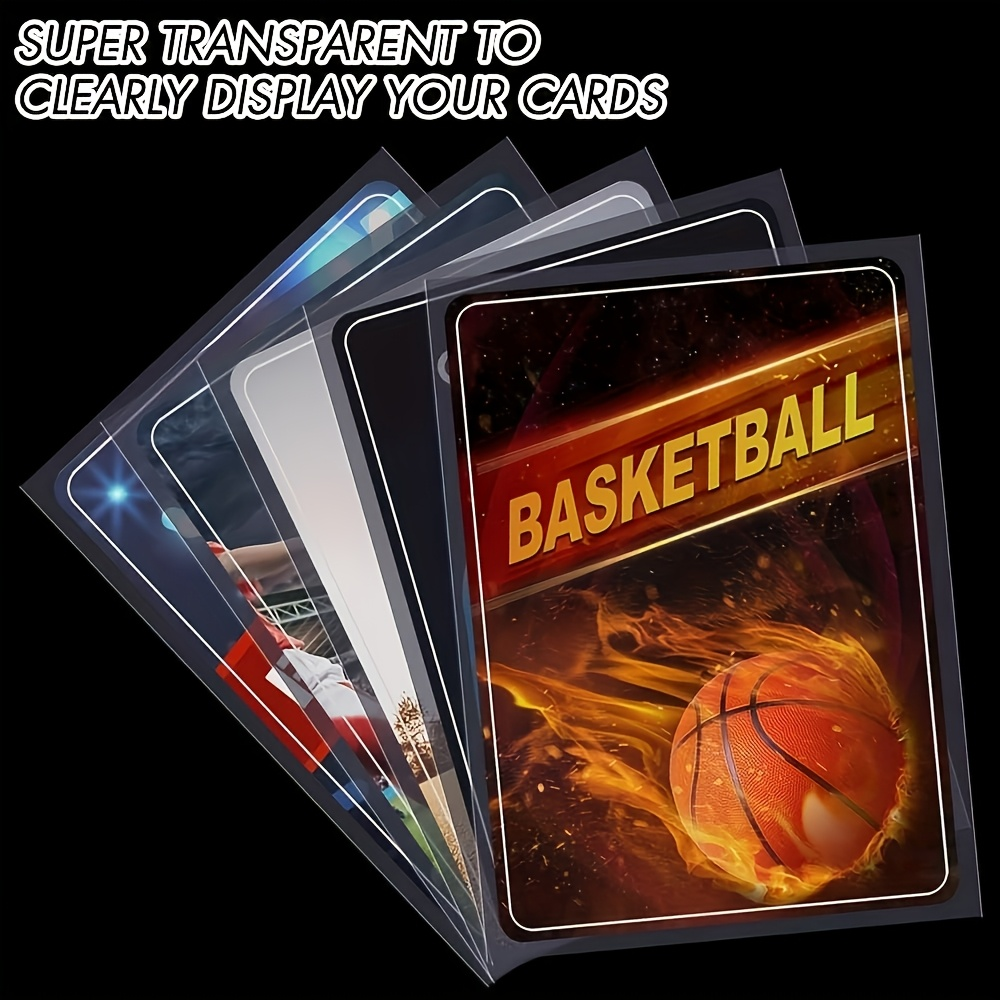 Card Sleeves 5000 Pack Clear Topload with Hard Card Holder and 35PT Soft Protectors for Trading Cards Sports Collectibles Baseball Football Cards Photos Game Card Storage and Protection Bulk Value Set