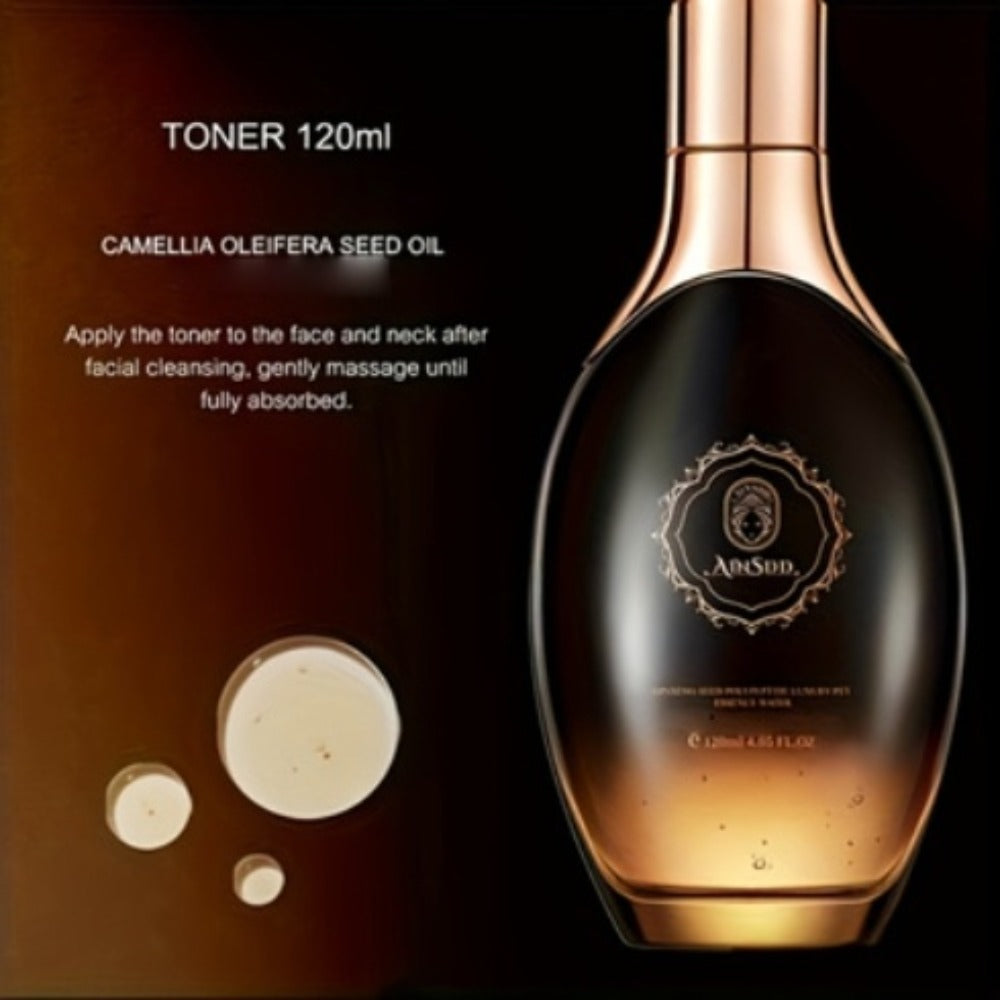 12-Piece Ginseng Seed Peptide Luxury Skincare Gift Set — Complete Anti-Aging Routine Moisturizer Kit Youthful Glow Skin Defense Fine Lines Alcohol-Free All Skin Types Women