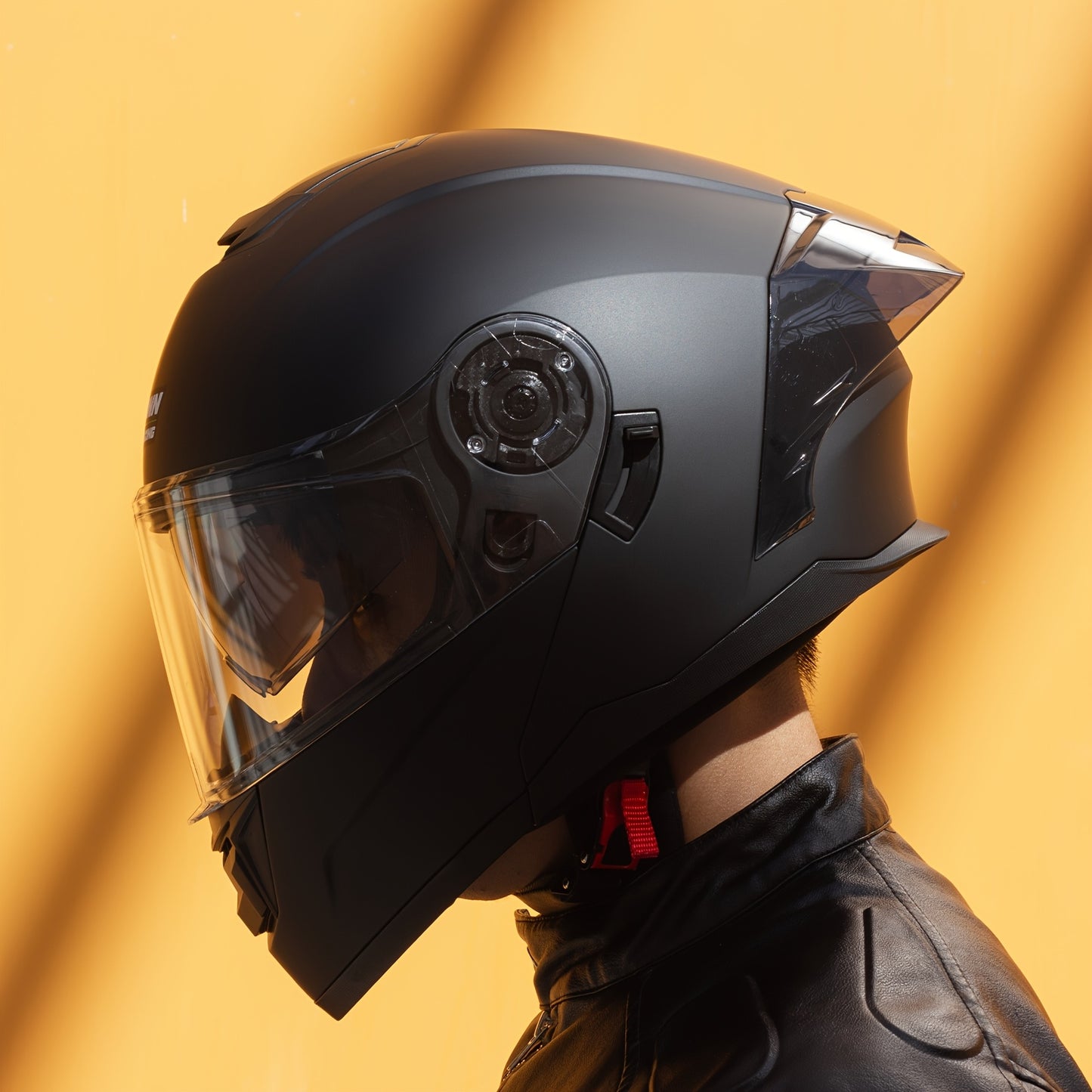 CrownRacing Motorcycle Helmets Modular Full Face Flip Up 2 Visor