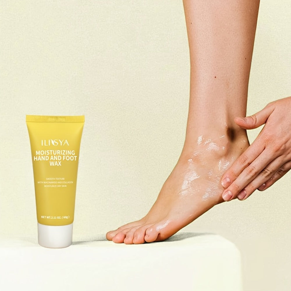 Foot Wax Moisturizing 3 Pack Niacinamide Deep Hydrating Foot Cream Mask Softening Cracked Heel Treatment – Vitamin B3 Dry Foot Skin Repair for Men & Women, Overnight Foot Care Self-Care Gift