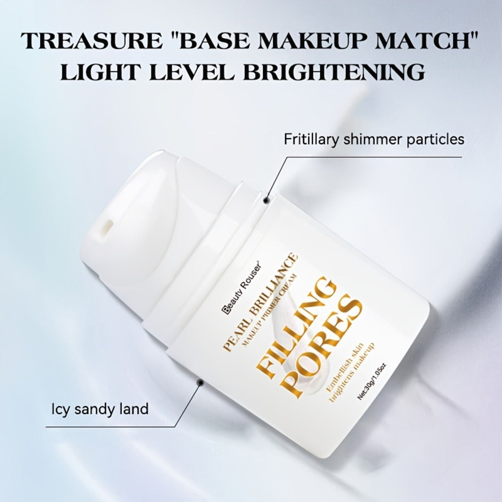 Pore Filling Makeup Primer Cream 30g – Oil Control Vitamin E Non-Greasy Moisturizing Formula for Flawless Long-Lasting Smooth Skin Finish All Skin Types