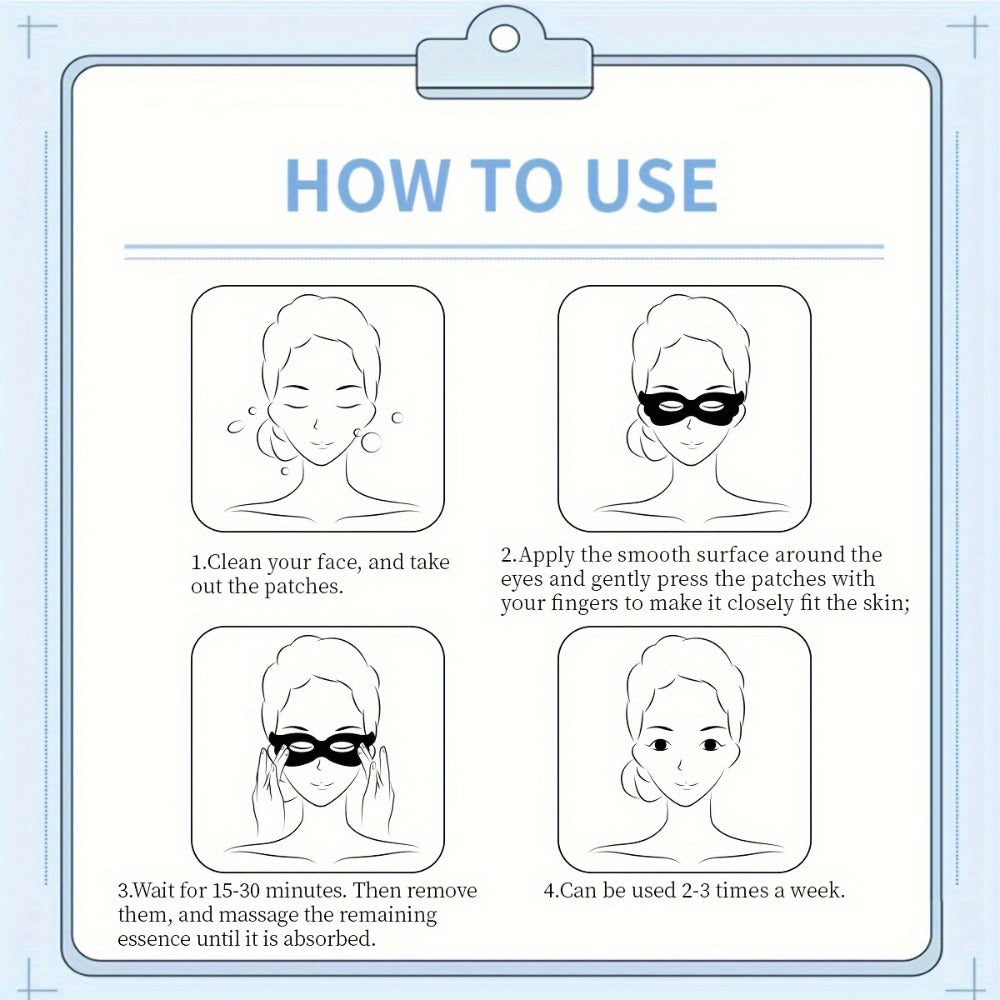 Marine Collagen & Niacinamide Eye Mask 15 Pairs 3 Boxes – Butterfly Design Moisturizing Under Eye Patches for Dark Circles Puffiness & Brightening, Hydrating Eye Skin Care Gift Set for Women