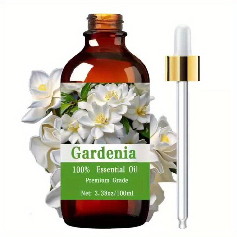 Gardenia Aromatherapy Body Oil 100ml – 100% Pure Care Grade Floral Essential Oil for Nail, Hair & Skin Care, Massage & Meditation | Moisturizing Unisex Wellness Oil | Relaxing Gift, 3.38 fl oz