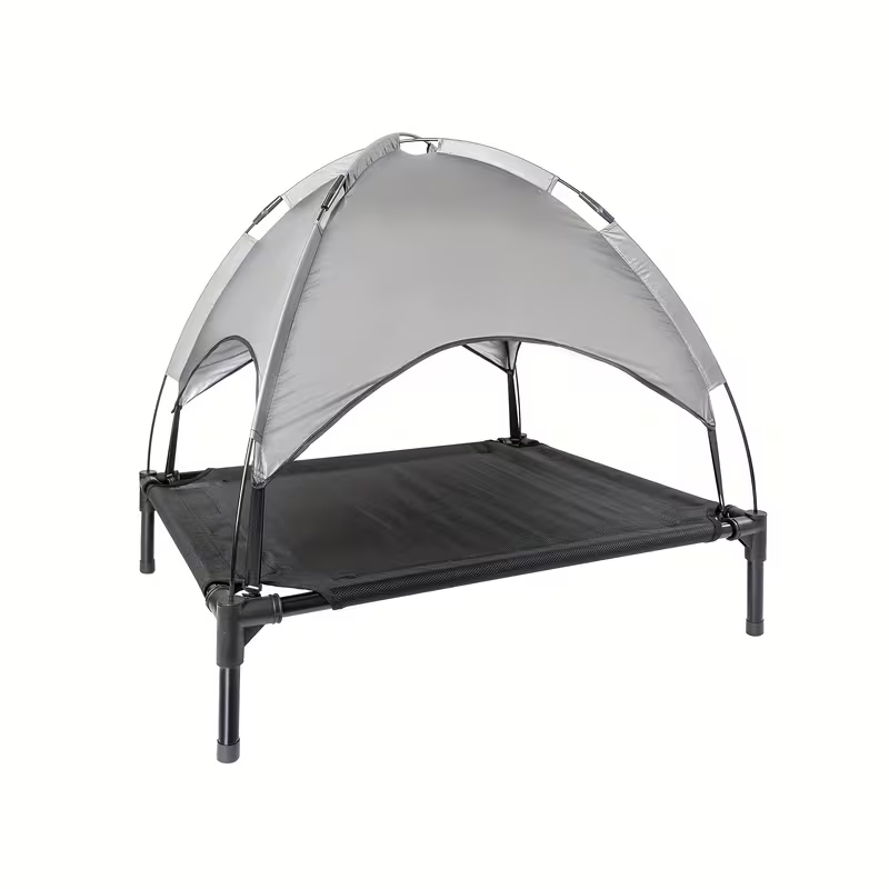 Outdoor Cat Tent Portable Pet Tent with Trampoline Base – Windproof Breathable Weatherproof Cat House for Dogs & Cats, Foldable Outdoor Shelter, Available in M / L / XL & Upgraded Version
