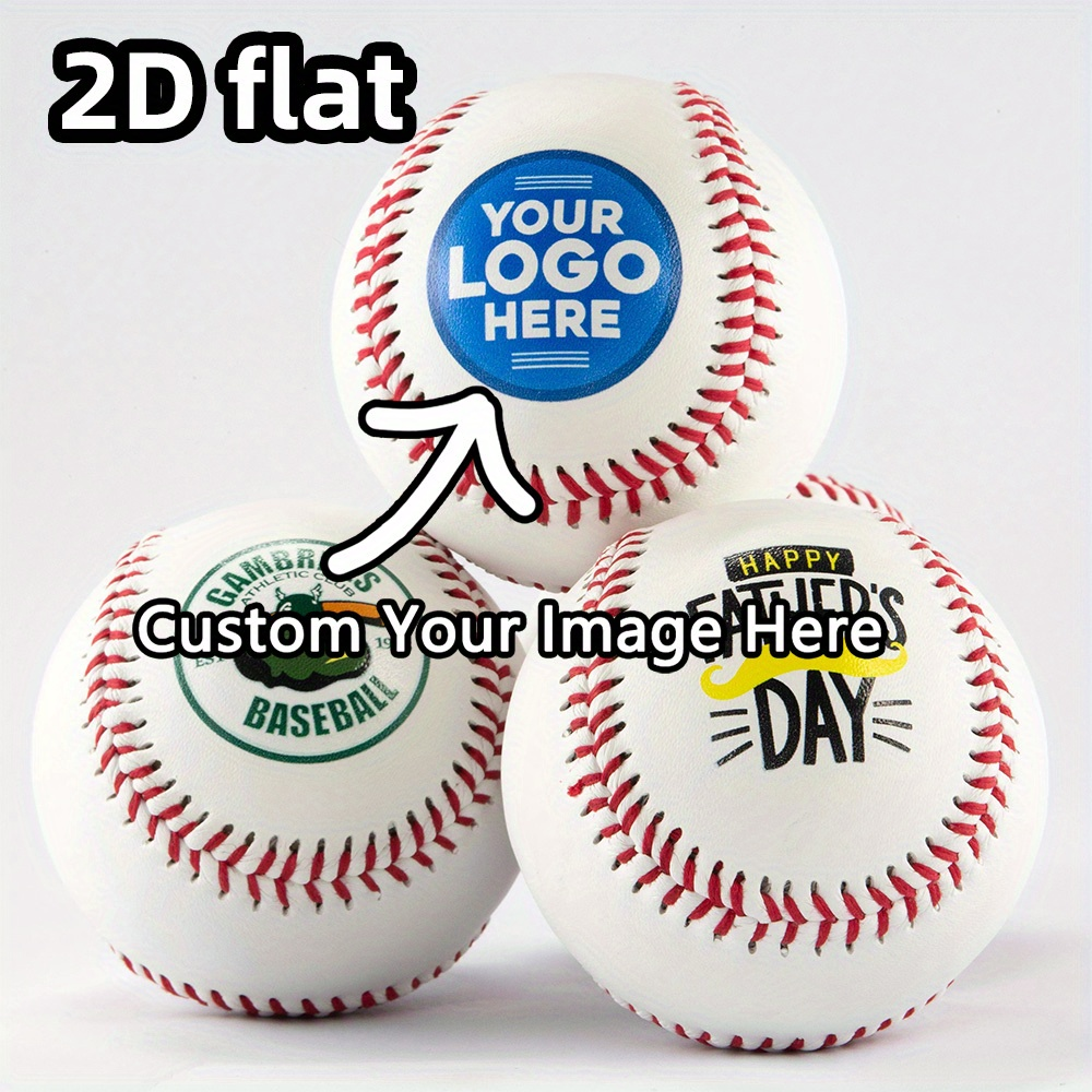 Personalized Baseball Gift with Custom Photo – 9 Inch Printed Baseball for Baseball Fans, Unique Gift for Dad, Coach & Team, Back to School Baseball Present, Special Keepsake for Baseball Enthusiasts