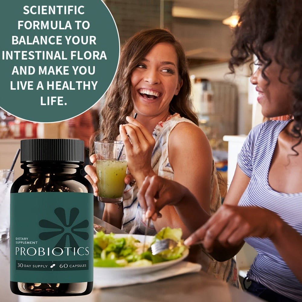 3-in-1 Probiotic Prebiotic & Postbiotic Capsules – Slow Release Synbiotic with Multi-Enzyme for Complete Gut Health & Digestive Harmony | 60 Capsules | ShopVora UK