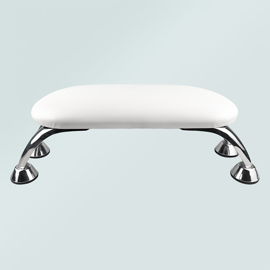 Nail Armrest Hand Pillow Detachable Non-Slip Wrist Rest Cushion for Nail Technicians - Foldable Portable Manicure Support for Salon & Home Use, Available in Pink Black White