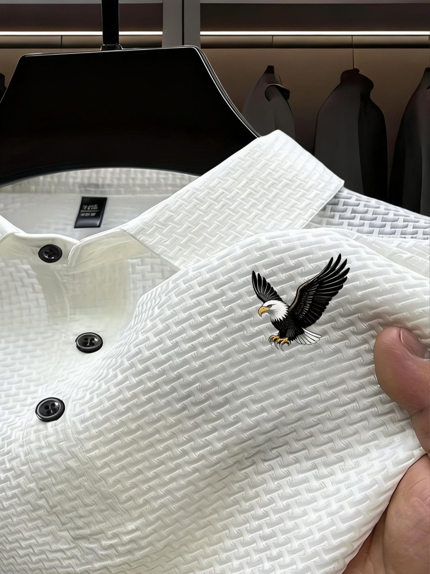 Men's Solid Color Shirt - Short Sleeve 770021