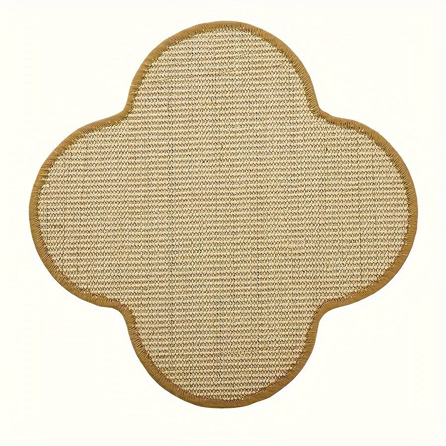 Cactus Cat Scratching Mat – Natural Sisal Rope Claw Sharpening Board for Indoor & Outdoor Use | Mess-Free Design | Cat Lover Gift