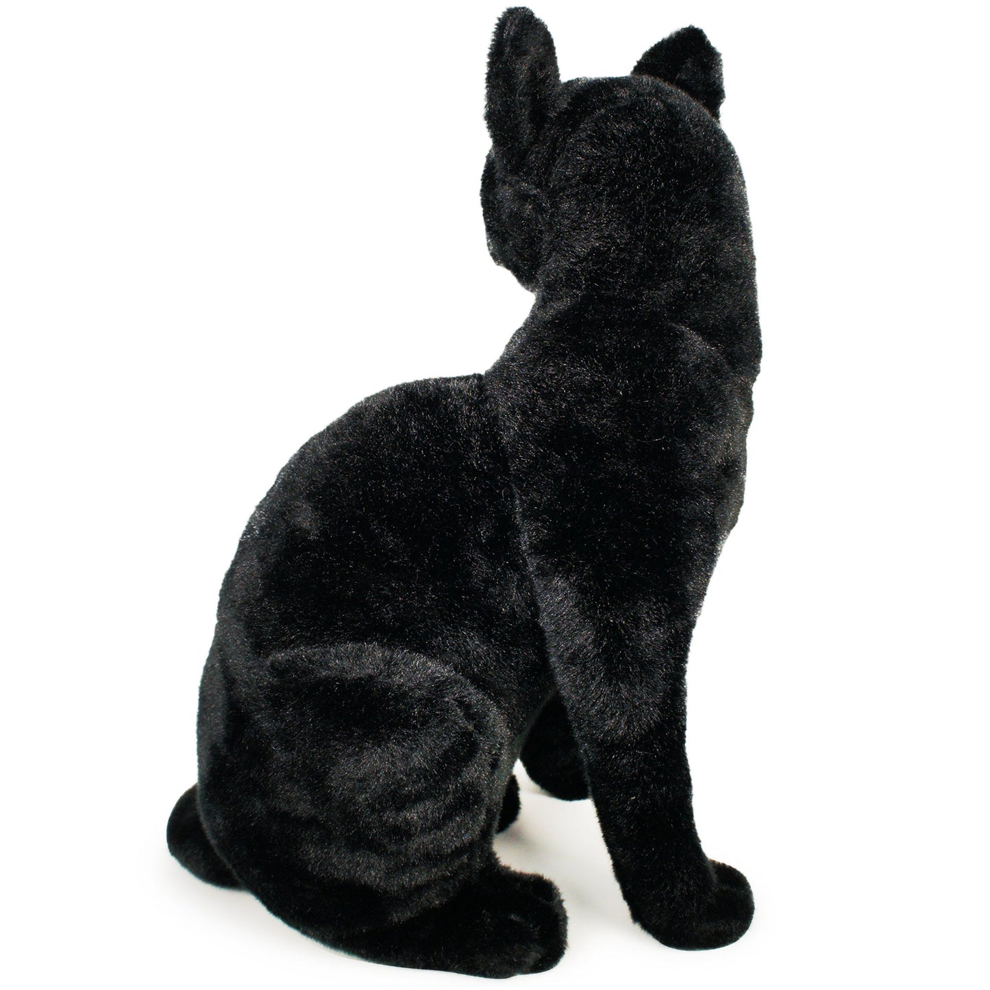 Boone Black Cat Plush Toy 13 Inch Lucky Black Cat Stuffed Animal — Premium Soft Kawaii Kitty Doll for Kids Adults, Unique Halloween Birthday Christmas Gift for Cat Lovers Girls Boys