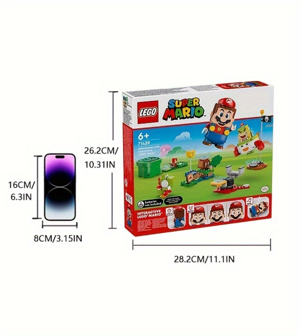 Interactive Mario Building Set LEGO 71439 – Adventures with Interactive LEGO Mario Starter Course 218 Pcs, STEM Toy for Kids Ages 6+, Birthday & Holiday Gift for Boys & Girls