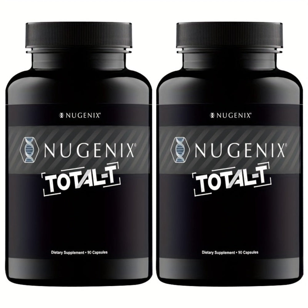 Men's Health & Muscle Support Supplement with L-Citrulline, Fenugreek & Vitamin B6 - Testosterone, Energy & Circulation Booster - Total-T Daily Male Wellness Formula