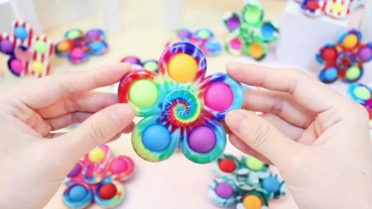 Sensory Fidget Spinners Bulk 30 Pack – Stress Relief Spinner Toys for Kids ADHD Anxiety Focus Party Favors Classroom Prizes Goodie Bag Fillers Birthday Gifts Girls Boys