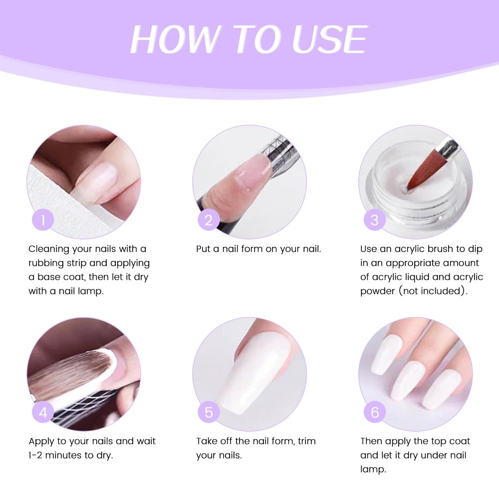 Unscented Acrylic Liquid Monomer 120ml Portable Bottle — Professional Crystal Clear Formula for Nail Extensions Salon & Home DIY Nail Art Supply