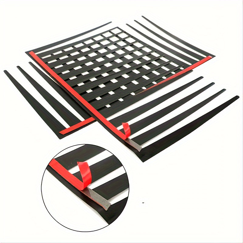Car Headlight Eyelash Stickers – Cute Funny Lash Decals for All Vehicles, Festive Christmas Car Accessory, Universal Fit Headlight Decoration (2pcs)