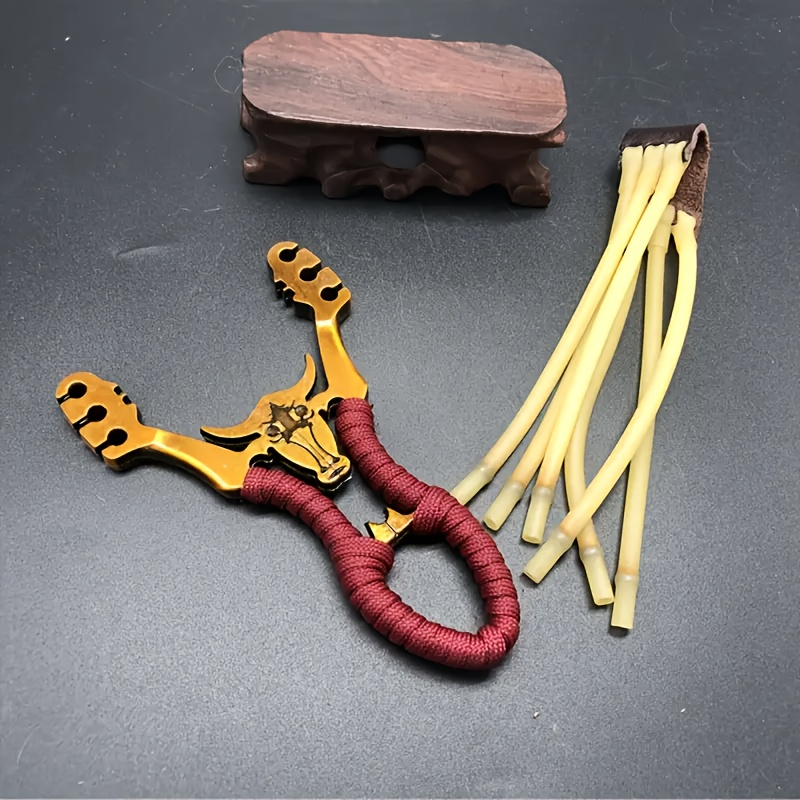 Outdoor Slingshot Set – Professional Recreational Shooting Sport Slingshot for Adults & Kids | Backyard Target Practice & Holiday Gift