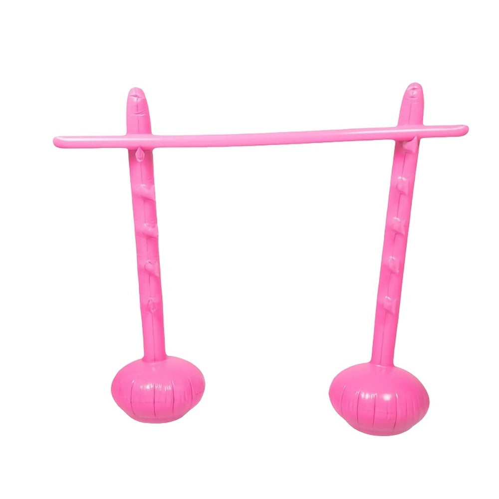 Inflatable Limbo Game Set for Adults & Kids – Fun Party Outdoor Lawn Game with Sturdy Stand, Ideal for Family Events, BBQ, Beach & Group Gatherings