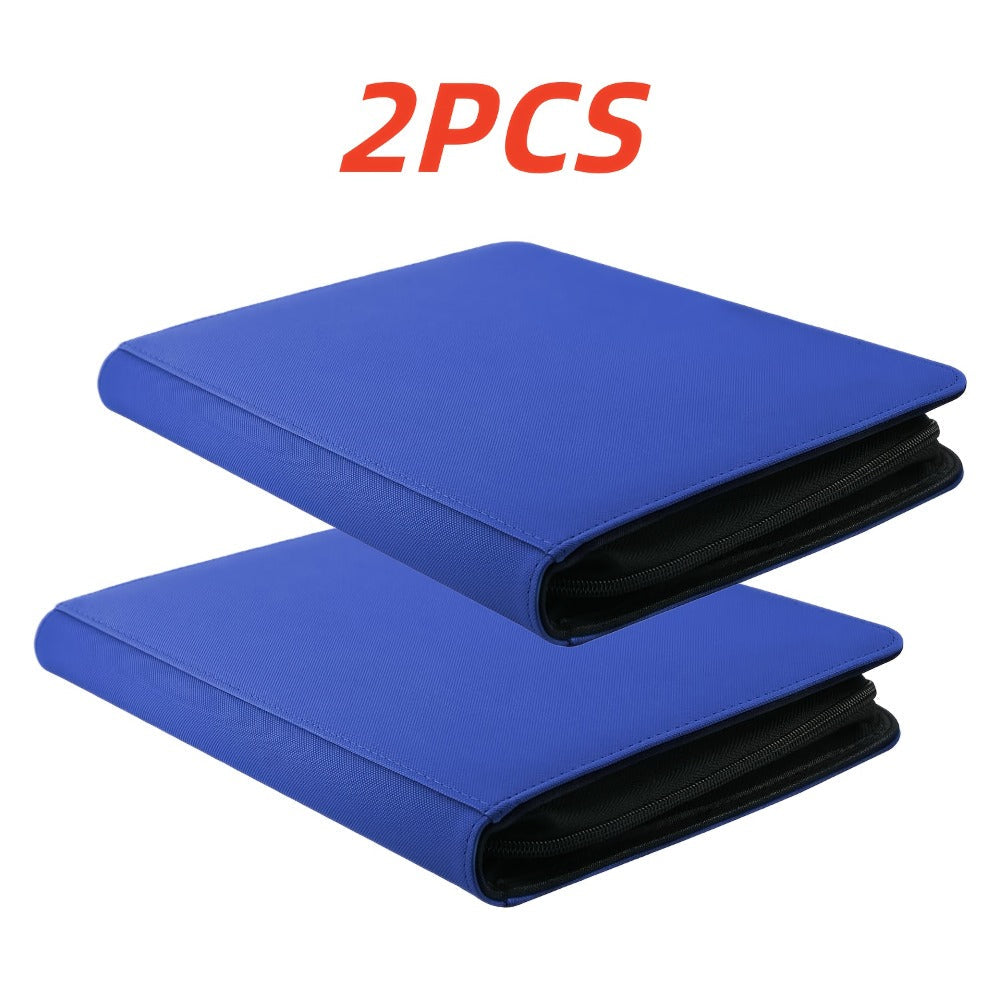 Top Loader Binder 2 Pack 576 Card Capacity – 9-Pocket Double-Sided Hard Card Binder for 3x4 Inch Cards 35-75pt, Trading Card Sports Card Organizer Album for Pokemon MTG Baseball, Black