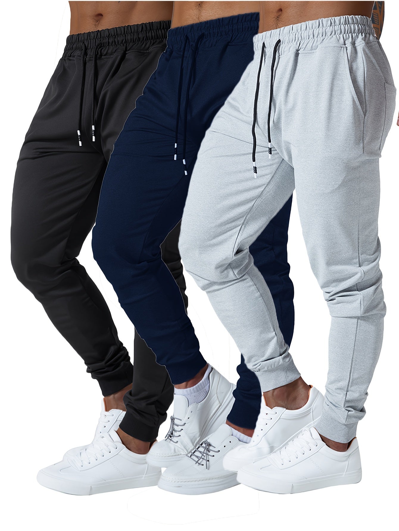 Men's Jogger Pants - Regular Fit With Pockets