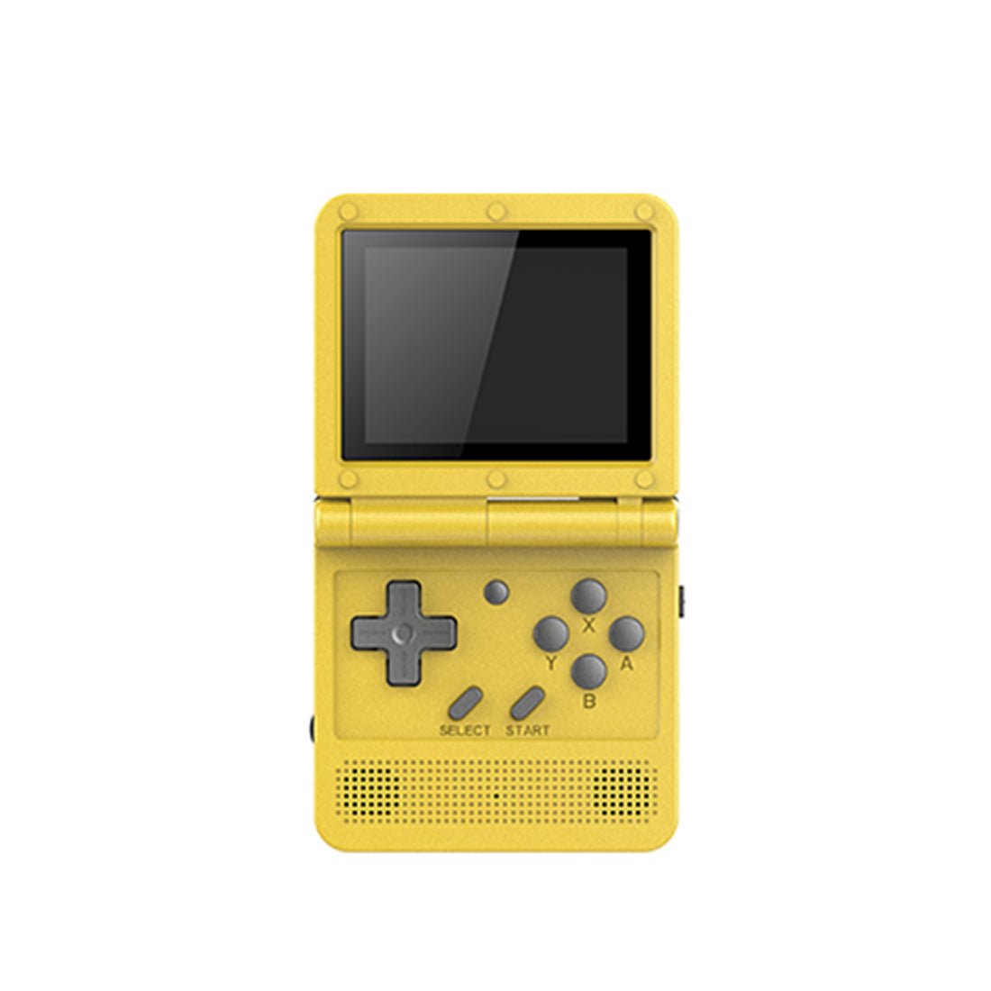 Powkiddy V90 Foldable Handheld Game Console – GBA SP Clamshell Style 3.0" IPS 6000+ Preloaded Games 12 Emulators 64GB Ultra-Lightweight 120g Retro Gaming System