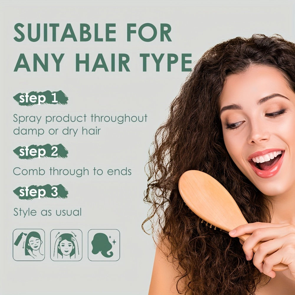 10-in-1 Molecular Repair Leave-In Hair Mask with Argan Oil, Keratin & Coconut Oil — No-Rinse Deep Treatment for Dry Damaged Chemically Treated Hair | Strengthens, Smooths & Protects | All Hair Types