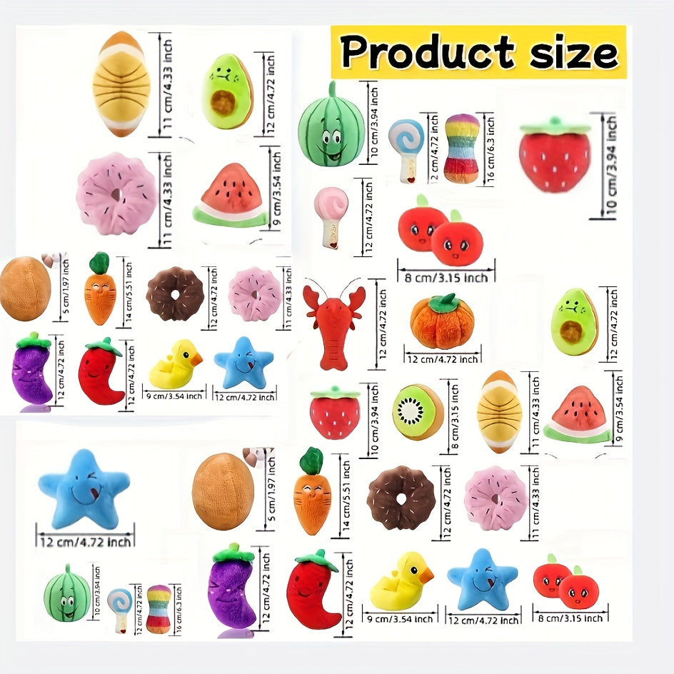 Dog Toy Gift Box 20pcs Chew Resistant Interactive Set - Variety Pack with Tug of War Rope Toys Squeaky Toys & More for Small Dogs, Random Assorted Styles, Perfect Dog Toy Bundle Gift for Puppies
