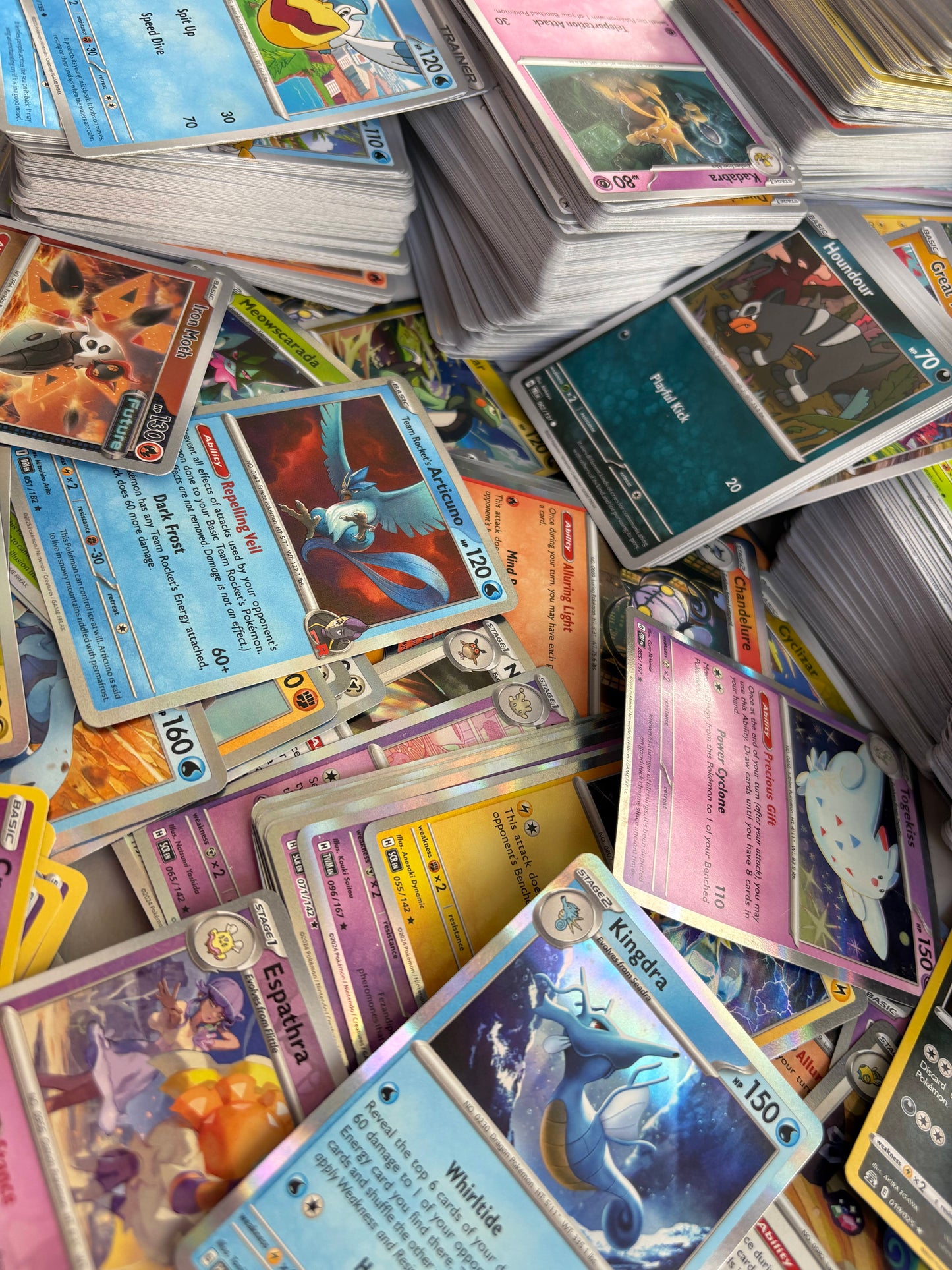 Pokemon TCG 200 Card Bulk Lot – Authentic Cards from Multiple Sets & Eras | Pokémon, Trainer & Energy Cards | Perfect Gift for Kids, Collectors & Deck Builders
