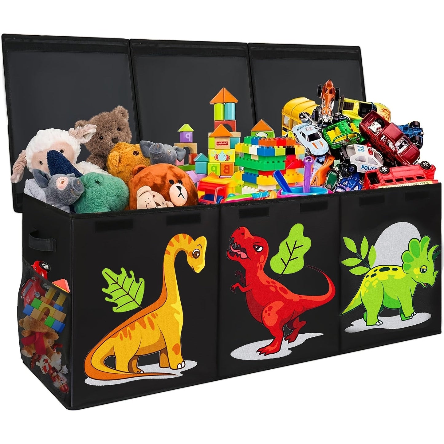 Storage Organizer Box shown in the Dinosaur-3 grid option