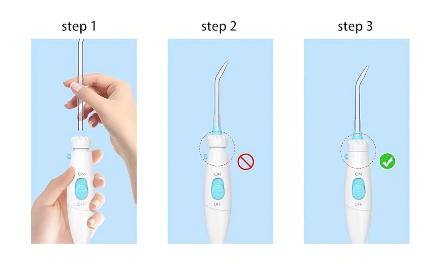 Water Flosser for Teeth & Braces 600ml Large Tank – 10 Adjustable Pressure Levels 8 Nozzles IPX4 Waterproof Professional Oral Irrigator Desktop Electric Dental Flosser for Adults Family