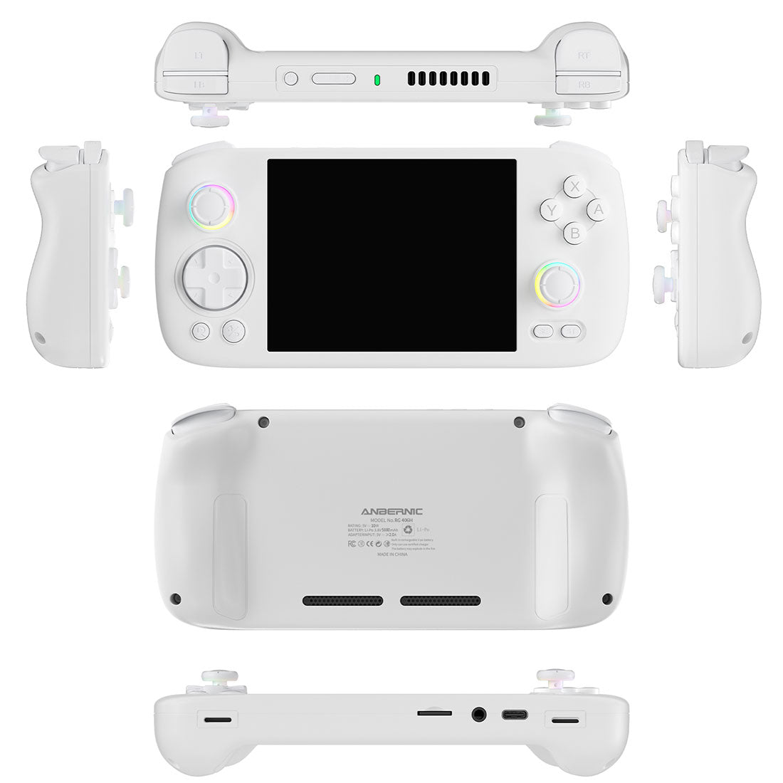 Anbernic RG406H Handheld Game Console Android 13 Horizontal IPS RGB USB-C 1080p Retro Emulator 5000mAh 8GB RAM Wi-Fi Bluetooth