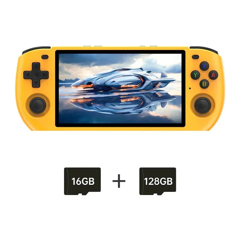 Handheld Game Console Powkiddy RGB10MAX3 Retro Gaming 5-inch IPS 1280x720 PSP N64 Emulator